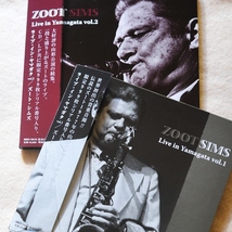 【紙ジャケ・限定盤CD2枚セット】ズート・シムズ/ライブ・イン・山形Vol.1+Vol2/Zoot Sims/Live In Yamagata Vol.1+Vol2_画像1