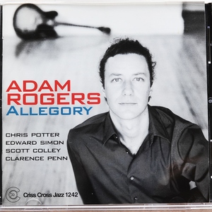 【ジャズCD】アダム・ロジャース・クインテット/Allegory （ジャズギター）/Adam Rogers Quintet/Criss Cross/Jazz CD