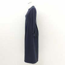 SYNE TOKYO シントウキョウ 翁安芸さんコラボ ストレッチスエットワンピースドレス XS ネイビー コットンBLEND '21年商品_画像3