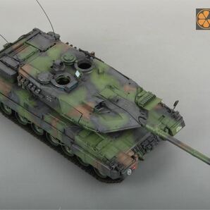 No-518 1/35 ドイツ軍 ドイツ豹2A7 主戦タンク 軍用戦車 プラモデル 完成品の画像2