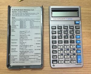 【希少】TI-35 PLUS 関数電卓/TEXAS INSTRUMENTS