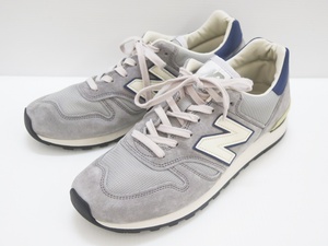 NEW BALANCE ニューバランス M670UKF 40th スエードメッシュ スニーカー 英国製　美品