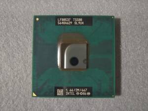 インテル Intel Core 2 Duo T5500 SL9U4 1.66GHz 2MB FSB 667 VT-x有り ⑪