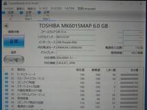 6GB TOSHIBA MK6015MAP ATA66 2.5インチ 9.5mm IDE接続 ①_画像8