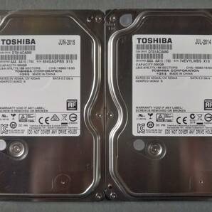 500GB TOSHIBA DT01ACA050 3.5インチ SATA 二個セット ⑤ 使用時間多め