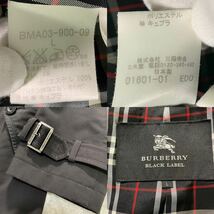 【美品・L】BURBERRY BLACK LABEL トレンチコート ノバチェック 日本製 ブラック バーバリーブラックレーベル アウター ジャケット メンズ_画像10