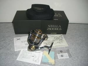 稀少 SHIMANO シマノ 10 STELLA ステラ 2500ＨＧＳ 美品！ 機関好調 ①