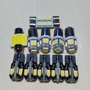 UCF30 31 セルシオ 超爆光! T10 LED ルームランプ COB 全面発光 12個セット ホワイト トヨタ /8/b9/f3/t31