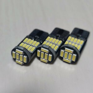 8U Q3 超爆光！T10 LED ルームランプ 3点セット キャンセラー内蔵 ホワイト ホワイト アウディ /26