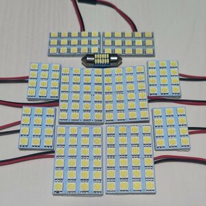 ヴェルファイア 20系 後期 超爆光! T10 LED ルームランプ 11個セット ホワイト トヨタ /s24/s15/s12s/t28