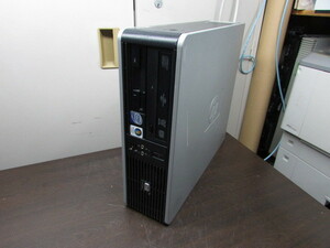 【YDT0928】★HP Compaq dc5800 SFF Core2Duo E8400 3GHz/2GB/160GB/DVD-MULTI/FDD/WinXP Proセットアップ済み BIOSロック有★中古