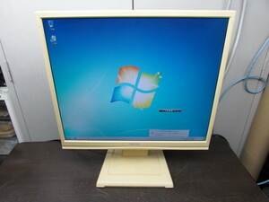  【YMT0871】★I/O DATA LCD-AD198GEW 19inch 液晶モニター 19inch/1280x1024/VGA/DVI-D/Audio★中古