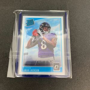 2018 Panini DONRUSS OPTIC RATED ROOKIE LAMAR JACKSON RC RAVENS