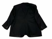 【C591】メンズ スーツ セットアップ ジャケット未使用品 ブラック パンツ2点セット ジャンニヴァレンチノ 170cm_画像8