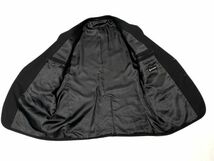 【C591】メンズ スーツ セットアップ ジャケット未使用品 ブラック パンツ2点セット ジャンニヴァレンチノ 170cm_画像6