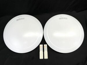 【C620】Panasonic LED シーリングライト 2点セット HH-CF0826CAE 21年製 照明器具 リモコン付 パナソニック リビング b