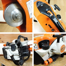 STIHL スチール コンパクトカットオフソー TS410 エンジンカッター 混合ガソリン 12インチブレード 305mm コンクリート ■動作確認動画■_画像8