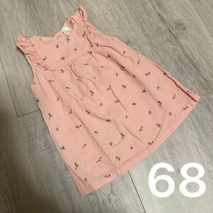 H&M 4〜6month 68 花柄ワンピース