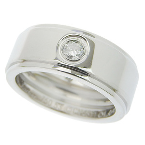 カルティエ フォーチュンリング ダイヤモンド #53 13号 K18WG 新品仕上済 ホワイトゴールド 指輪 ダイヤリング 1PD 中古 送料無料
