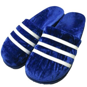 adidas アディダス 23SS ADIMULE SLIDES アディミュールサンダル GY2556 US9(27.5cm) BLUSLD/FTWWHT/BLUSLD ベロア ベルベット g15149