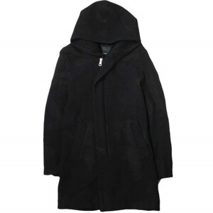 1piu1uguale3 ウノピュウノウグァーレトレ neck zip trnch coat(long) ネックジップトレンチコート ロング MRK082 WOL049 IV(M) ブラック