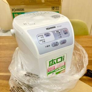 新品未使用品 ZOJIRUSHI/象印 スチーム式加湿器 3.5L 6畳 EE-LG35 ホワイト 通電確認 水タンク一体型