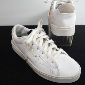 adidas originals アディダスオリジナルス SLEEK スリーク スニーカー シューズ 靴 22.5cm レディース ホワイト 白 古着
