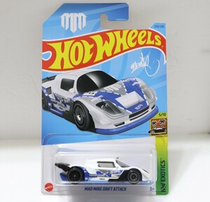 マッドマイク ドリフトアタック/レナウン/日本未発売/ホワイト/ホットウィール/MAD MIKE Drift Attack/Hotwheels/RENOWN/White/