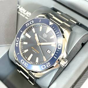 6285-60【 TAG HEUER 】 未使用級 タグ ホイヤー Aquaracer アクアレーサー WAY101C BA0746 メンズ 腕時計 クオーツ QZ