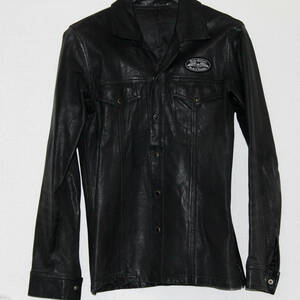 RUDE GALLEARY BLACK REBEL レザーシャツ Sサイズ