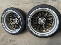 SSR Professor MS1-R 16インチ 6.5J+45 2本 6.5J+39 2本 4穴 PCD100 中古美品 タイヤほぼ新品 165/45R16 軽四 キャンバー_画像4