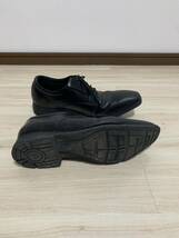 テクシーリュクス ビジネスシューズ 25.5 黒 ブラック Uチップ プレーントゥ 革靴 texcy luxe アシックス_画像8