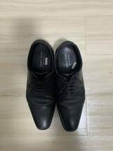 テクシーリュクス ビジネスシューズ 25.5 黒 ブラック Uチップ プレーントゥ 革靴 texcy luxe アシックス_画像7