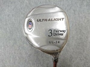 U.S. Kids Golf ジュニア用 【身長:92cm～107cm対応】 ULTRALIGHT UL-24 3W FW カーボンシャフト 未使用品