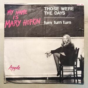 ◆フランスORG◆ MARY HOPKIN / THOSE WERE THE DAYS ◆貴重ジャケット付き/メリー・ホプキン/悲しき天使