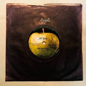 ◆69年 ニュージーランドORG◆ BEATLES / GET BACK ◆APPLE RECORDS