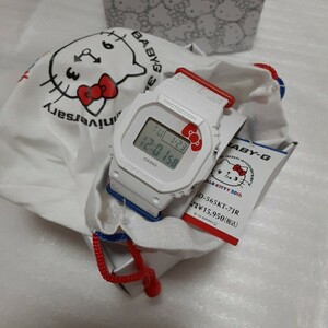 未使用 CASIO BABY-G カシオ ベビーG HELLO KITTY ハローキティ コラボレーションモデル BGD-565KT-7JR 腕時計 サンリオ