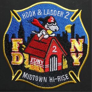 FDNY L2 スヌーピー ワッペン