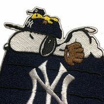 MLB ニューヨーク・ヤンキース スヌーピー ウッドストック ワッペン_画像2