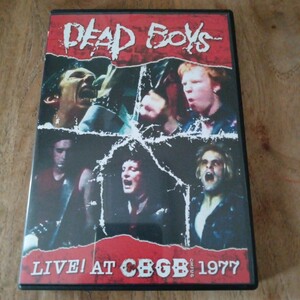 DEAD BOYS　デッドボーイズ　LIVE AT CBGB 1977 NY ライブDVD　スティーブベイターズ　パンク　PUNK　