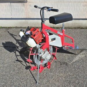 【山形】オータケ 溝切機 のるたんEVO NTH-1 溝切り みぞきり ミゾキリ 水田 稲作 田んぼ 湿田 排水 倉庫保管 リコイル 中古 東北