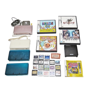 ★【約1.6kg】Nintendo GAME BOY ADVANCE SP AGS-001 DS lite USG-001 3DS CTR-001 本体 ソフト ポケモン マリオ 等 大量 まとめ 003FMZI40