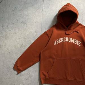 vintage 90's Abercrombie&Fitch プルオーバー パーカー ブラウン XXL