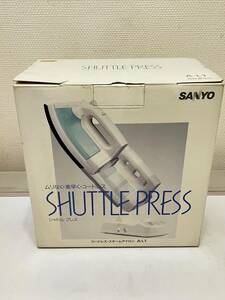 [ долгое время сохранение не использовался товар ] Showa Retro SANYO Sanyo беспроводной паровой утюг Shuttle Press A-L1