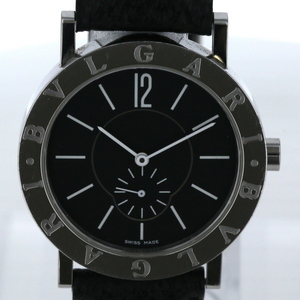 ブルガリ BVLGARI ブルガリ ブルガリ BB33SL NPS クオーツ ブラック 3針式 メンズ 腕時計【xx】【中古】4000015801200030