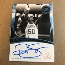 【渋めのところ色々出品中】Ralph Sampson auto Press Pass 直書きサイン　NBAカード Rockets ロケッツ_画像1