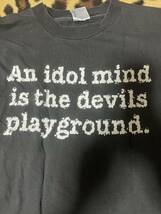 90s vtg vintage ヴィンテージ Billy Idol ビリーアイドル be my idol Tシャツ XL スマパン nirvana MARILYN MANSON レッチリ _画像3