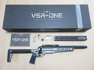 ■新品■東京マルイ VSR-ONE(ステルスグレー) 純正シリンダー封印解除+KM企画0.9Jスプリング仕様 初速調整済み 初速95m/s