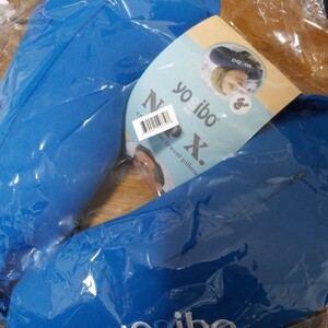 1円スタート　未開封　Yogibo Neck Pillow X Logo　アクアブルー