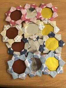  hand made origami flower medal gold silver copper 12 sheets kindergarten child care . wall surface decoration facility present Event 